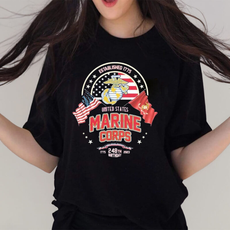 United States Marine Corps 248th Birthday 1775 2023 Shirt