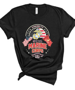United States Marine Corps 248th Birthday 1775 2023 Unisex Shirt