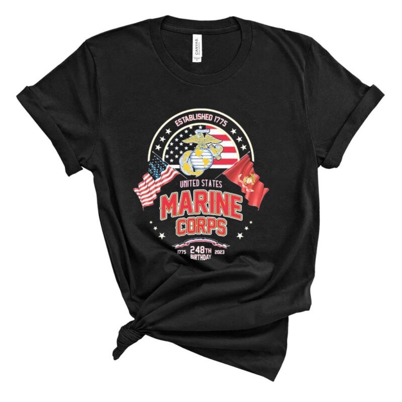 United States Marine Corps 248th Birthday 1775 2023 Unisex Shirt