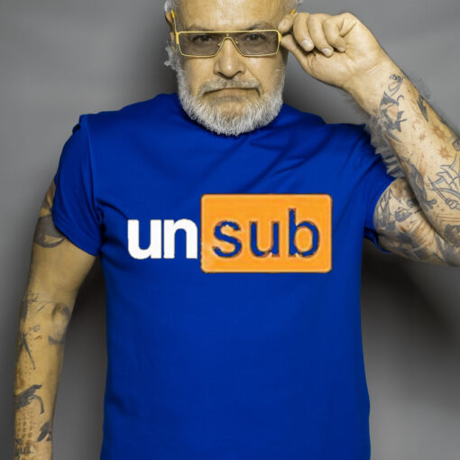 Unsubscribe Podcast Unsub Logo Unisex Shirt