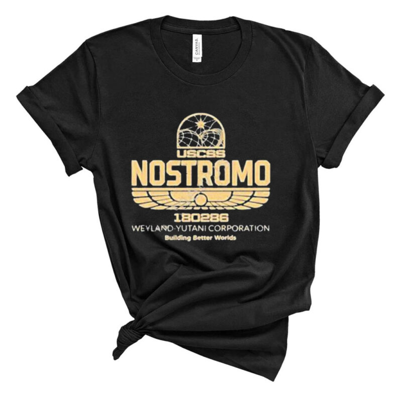 Uscss Nostromo 180286 Weyland Yutani Corporation Building Better Worlds T-Shirt