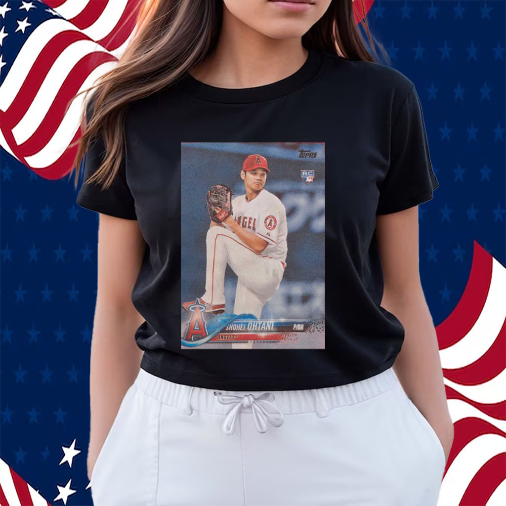 2018 Topps Baseball Shohei Ohtani Angels Shirt - Shibtee Clothing