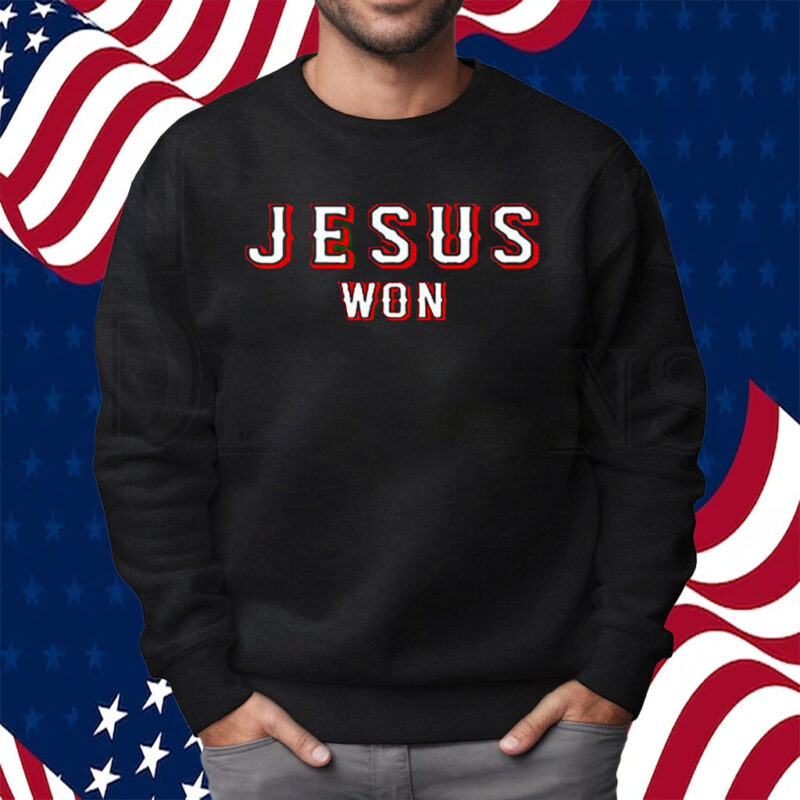 Evan Carter Jesus Won T-Shirt Sweatshirt