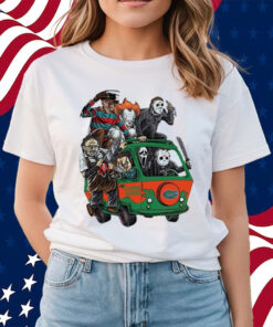 Florida Gators Horror Movies Characters Bus Halloween 2023 Shirts