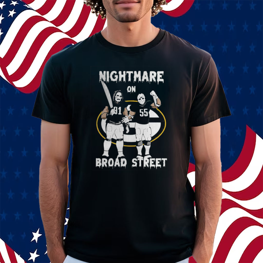 Green Bay Packers Nightmare On Broad Street T-Shirt