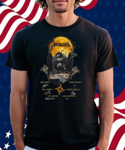Jack Skellington Collab Metallica Signature Halloween Shirt