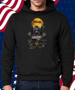 Jack Skellington Collab Metallica Signature Halloween Shirt Hoodie