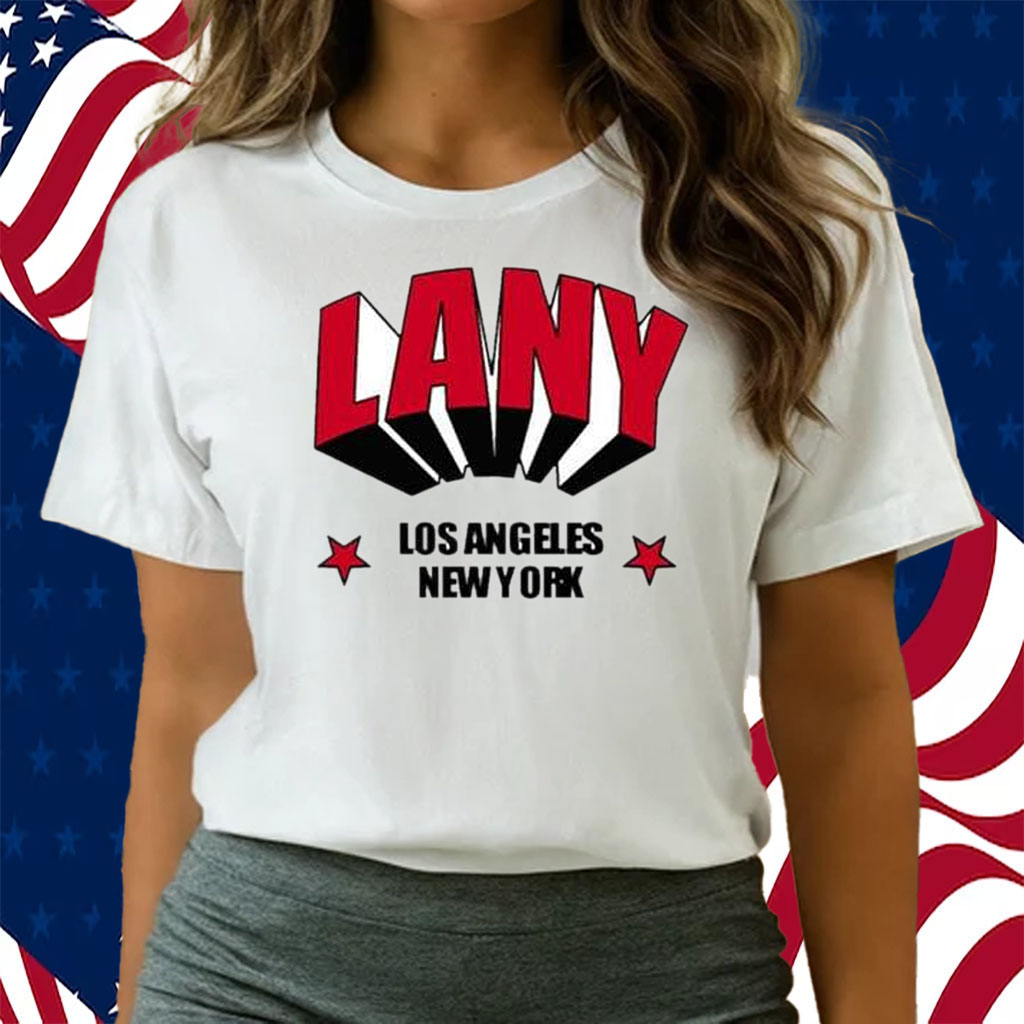 Lany Los Angeles New York Hoodie Small / Black