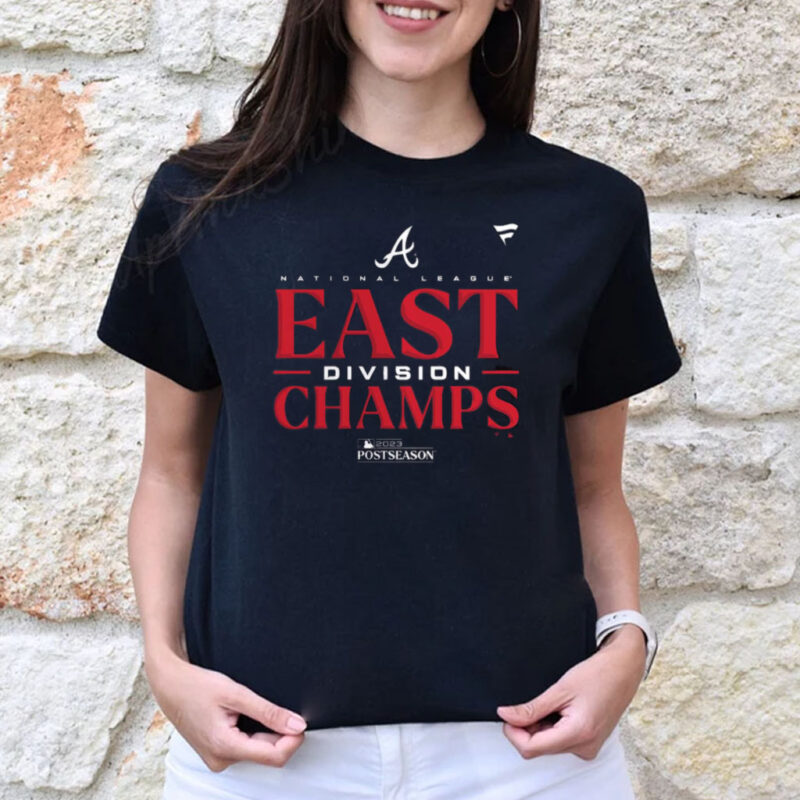 Official Atlanta Braves East Division Champions 2023 T-shirt