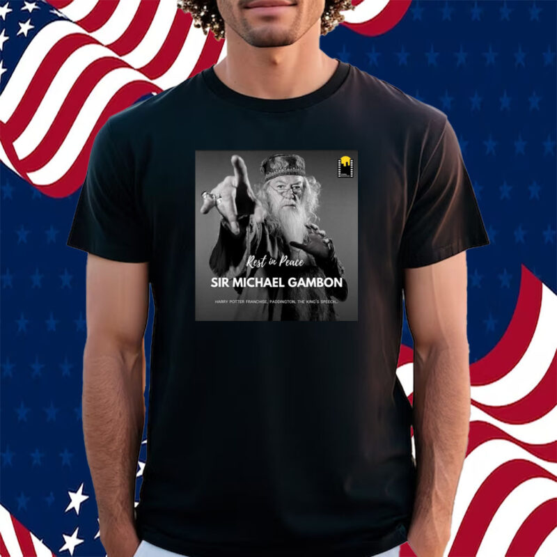 Rest In Peace Michael Gambon 1940-2023 T-Shirt