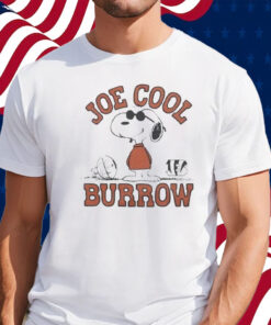 Snoopy Peanuts X Bengals Joe Cool Burrow T-Shirt