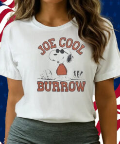 Snoopy Peanuts X Bengals Joe Cool Burrow T-Shirts