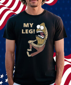 Spongebob Squarepants Fred The Fish My Leg Shirt