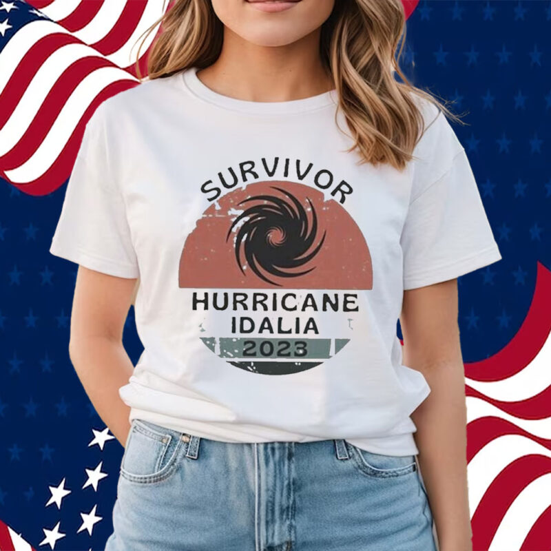 Survivor hurricane idalia 2023 vintage shirts