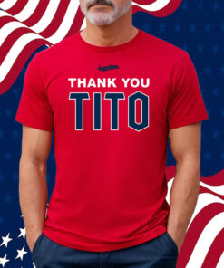 Thank You Tito Cleveland Guardians Shirt