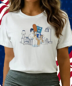 The Heelers Bluey X The Simpsons T-Shirts