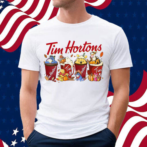 Winnie-The-Pooh Tim Hortons Coffee T-Shirt