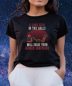 A Good Kick In The Balls Will Solve Your Gender Confusion Shirts