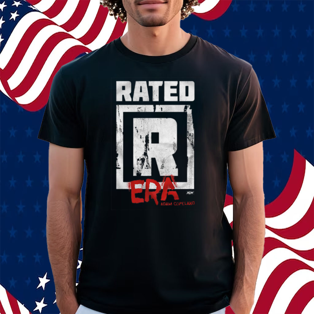 ShopAEW.com on X: Rated R Era! Check out this Adam Copeland shirt