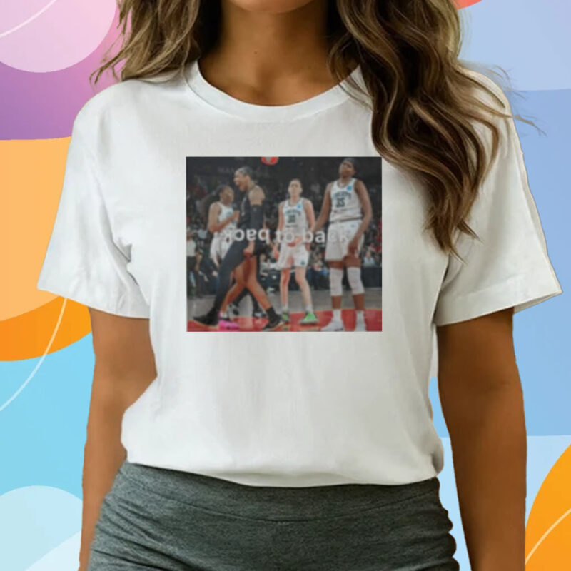 A’ja Wilson Wear Back To Back T-Shirts