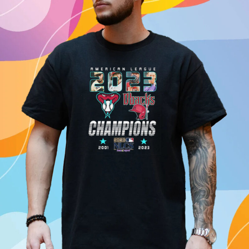 American League 2023 Arizona Dbacks Champions 2023 NLCS loanDepot Shirt ...