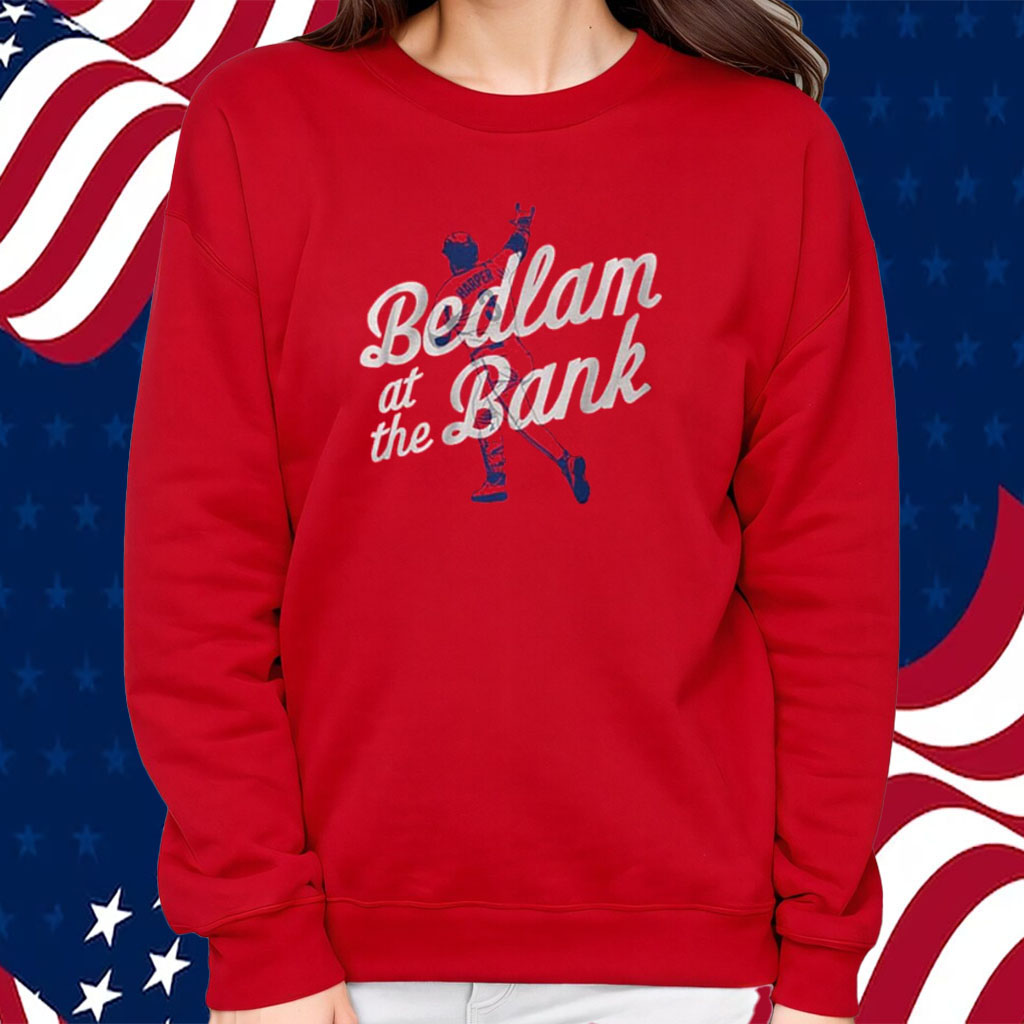 Bryce Harper Bedlam at the bank 2023 shirt, hoodie, sweater, long