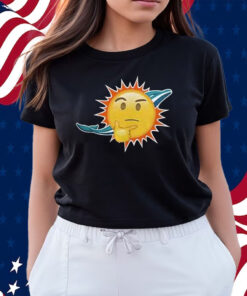 Dolphins Thinking Emoji Buffalo Bills Shirt