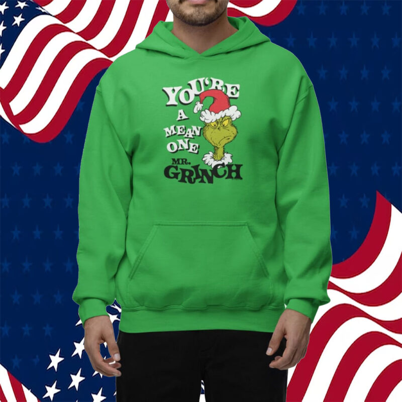 Dr Seuss Christmas The Grinch You’re a Mean One Portrait Shirt Hoodie Target