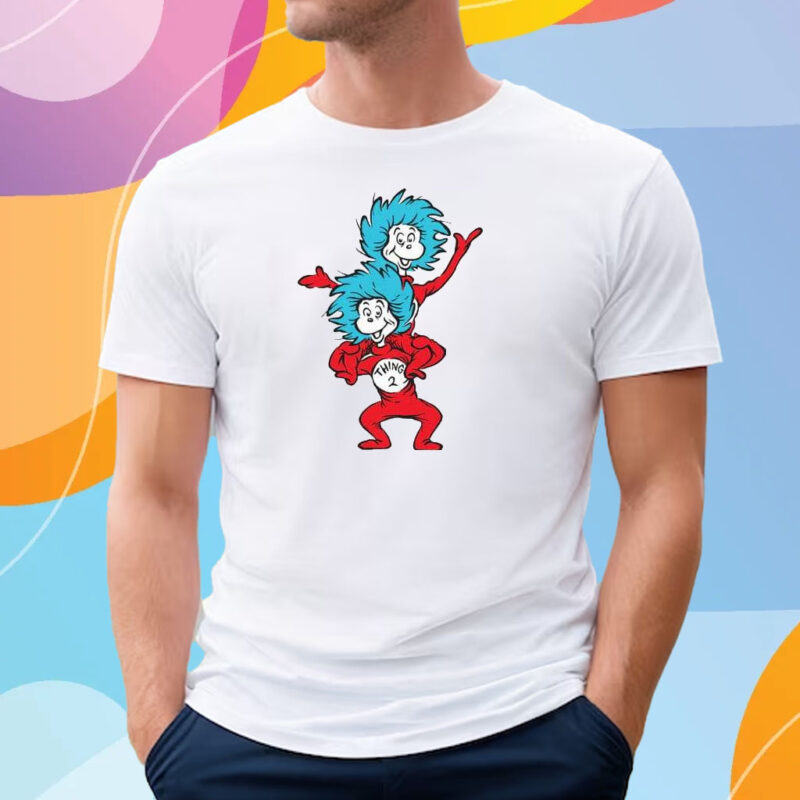 Dr Seuss Thing 1 And Thing 2 Shirt