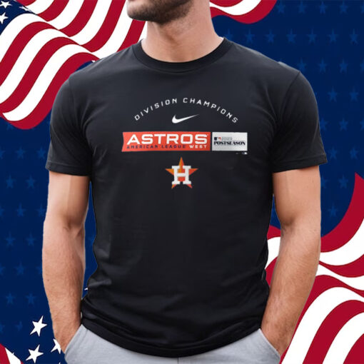 Houston Astros Nike 2023 Al West Division Champions Shirt