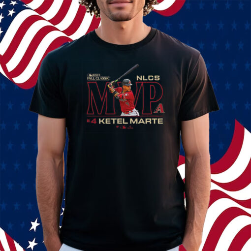 Ketel Marte Arizona Diamondbacks 2023 National League Champions Mvp Shirt