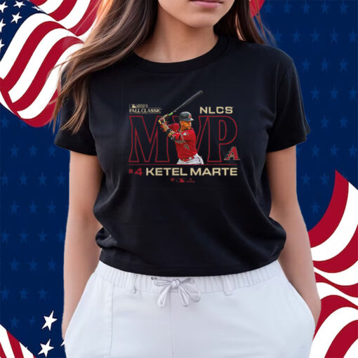 Ketel Marte Arizona Diamondbacks 2023 National League Champions Mvp Shirts