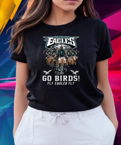 Official Philadelphia Eagles Go Birds Fly Eagles Fly T-Shirts