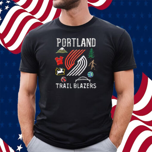 Portland Trail Blazers Nba X Market Claymation Shirt