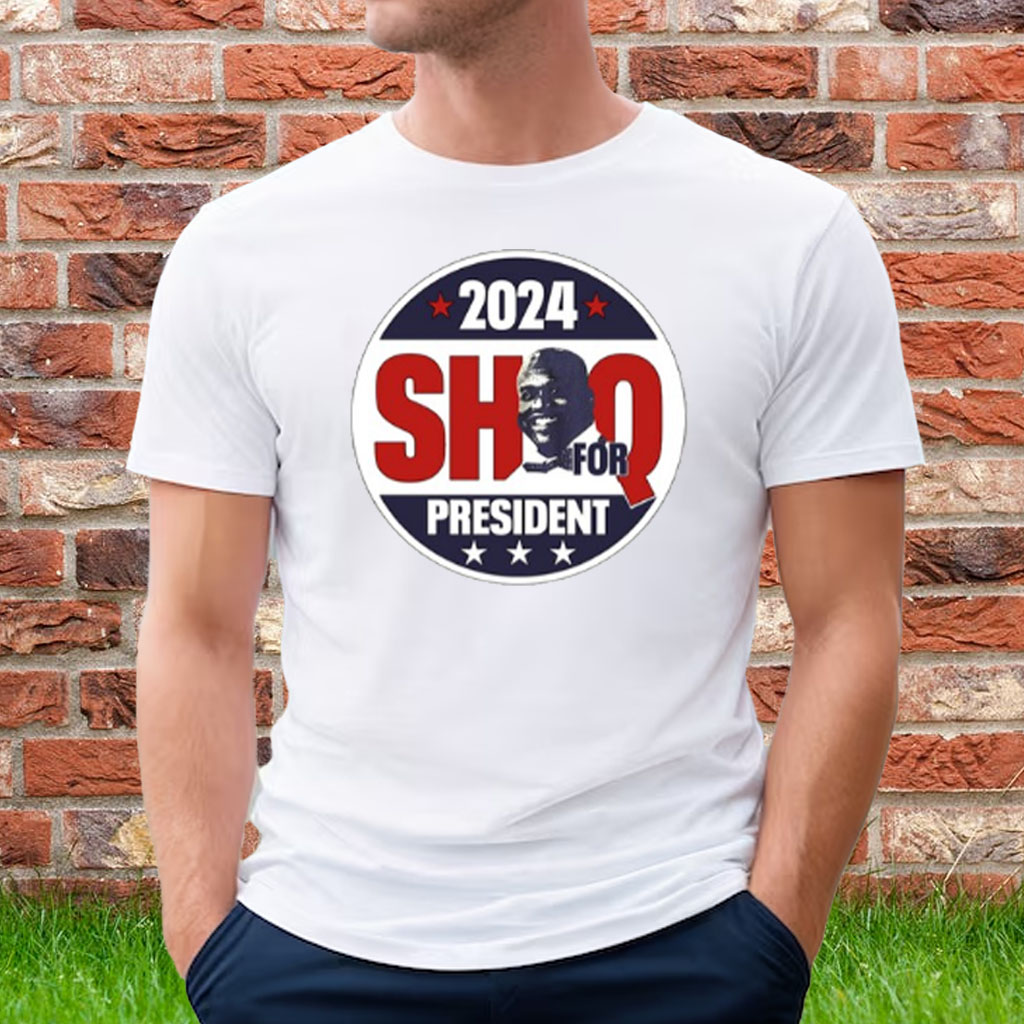 Shaquille O Neal Wearing 2024 Shaq For President Shirt Shirts Owl   Shaquille Oneal Wearing 2024 Shaq For President Shirt 