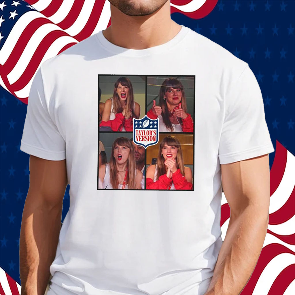 Taylor's Version Nfl T Shirt, Inspired Kansas City Travis Kelce -  TheKingShirtS