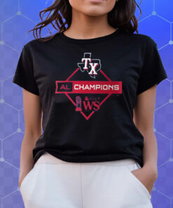 Texas Rangers 2023 American League Champions Diamond Icon Shirts