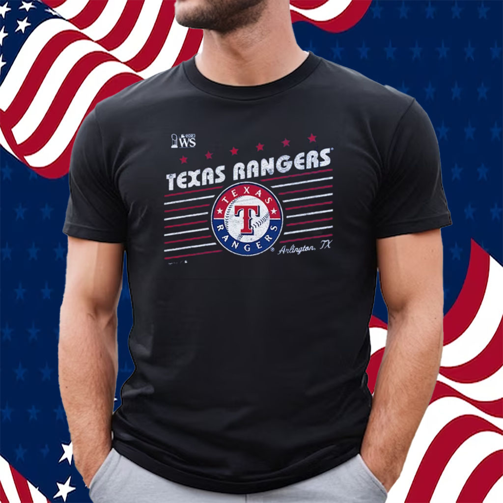 Majestic, Shirts, Short Sleeve Texas Rangers T Shirt