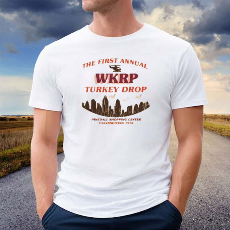 The First Annual Wkrp Turkey Drop T-Shirt