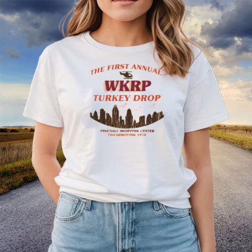 The First Annual Wkrp Turkey Drop T-Shirts