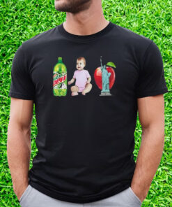 The Lana Mtn Dew Baby Apple Statue Of Liberty Shirt