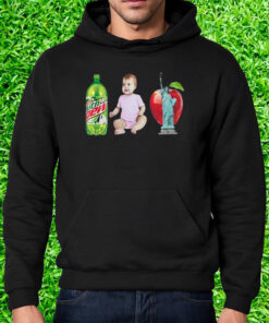 The Lana Mtn Dew Baby Apple Statue Of Liberty Shirt Hoodie