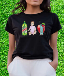 The Lana Mtn Dew Baby Apple Statue Of Liberty Shirts