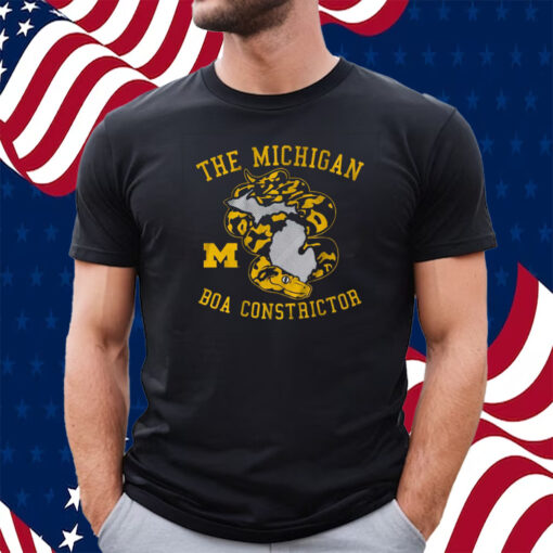 The Michigan Football Boa Constrictor Shirt