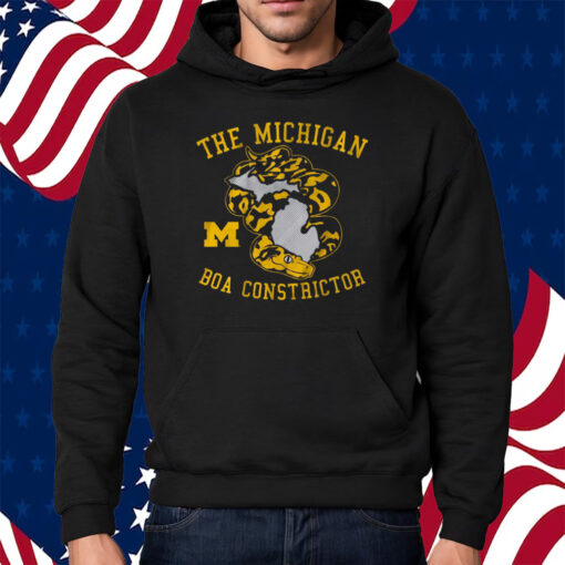 The Michigan Football Boa Constrictor Shirt Hoodie