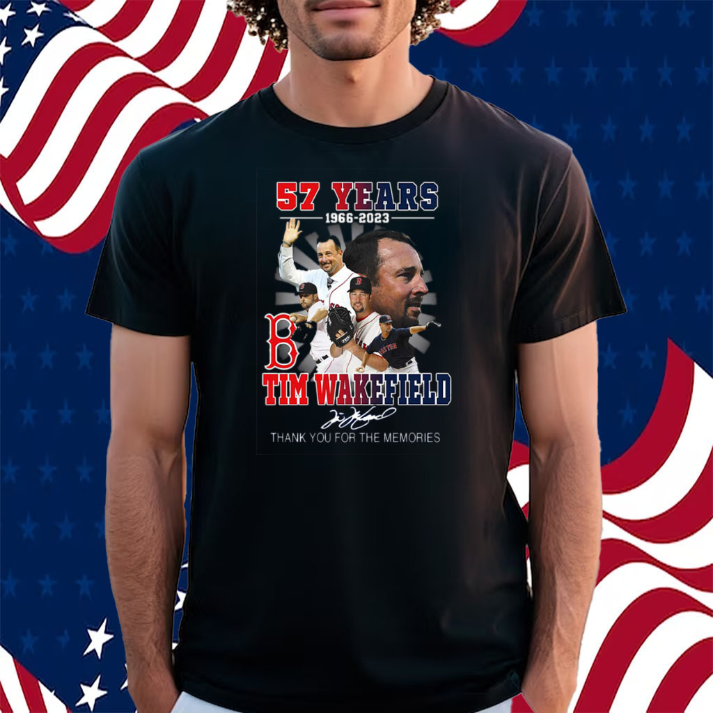 Boston Red Sox Tim Wakefield Thank You for the Memories Shirt