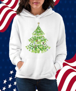 Women’s Crystal Christmas Tree Shirt Hoodie