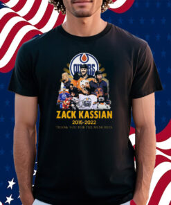 Zack Kassian 2015 – 2022 Thank You For The Memories Shirt