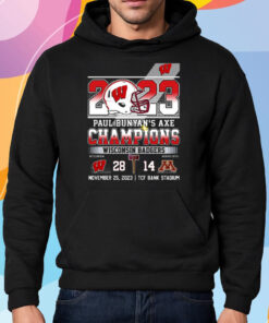 2023 Paul Bunyans Axe Champions Wisconsin Badgers 28 – 14 Minnesota Shirt Hoodie