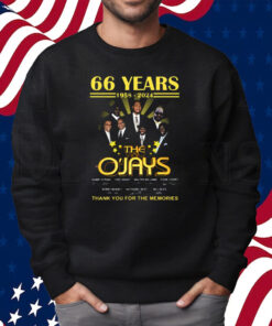66 Years 1958 – 2024 The Ojays Thank You For The Memories Shirt Sweatshirt
